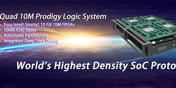 S2C Launches Prodigy Logic Systems for Prototyping Large ASIC Designs Based on the World's Highest Capacity FPGA, the Intel® Stratix® 10 GX 10M | Intel